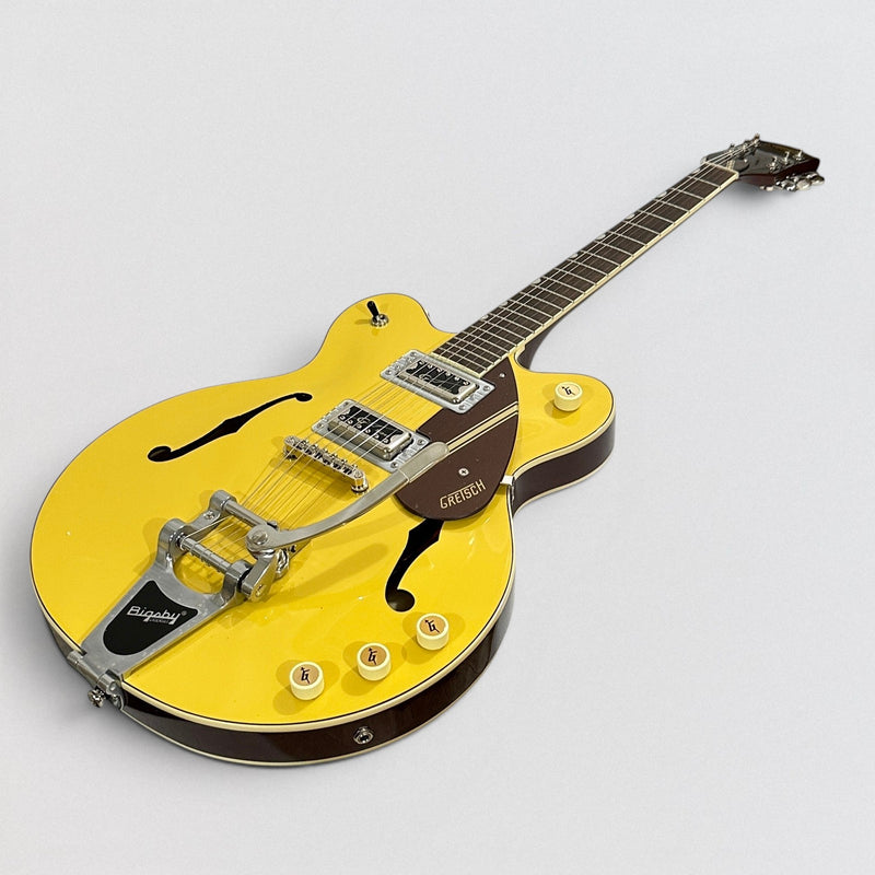Gretsch G2604T Streamliner Rally 2 Center Block Double-Cut with Bigsby Electric Guitar - Bamboo Yellow and Copper Metallic