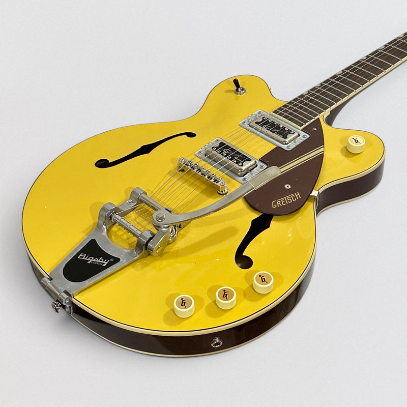 Gretsch G2604T Streamliner Rally 2 Center Block Double-Cut with Bigsby Electric Guitar - Bamboo Yellow and Copper Metallic