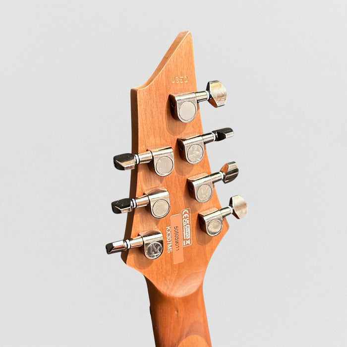 Cort KX307MSOP KX Series Multi-Scale 7 String Electric Guitar - Open Pore Mahogany