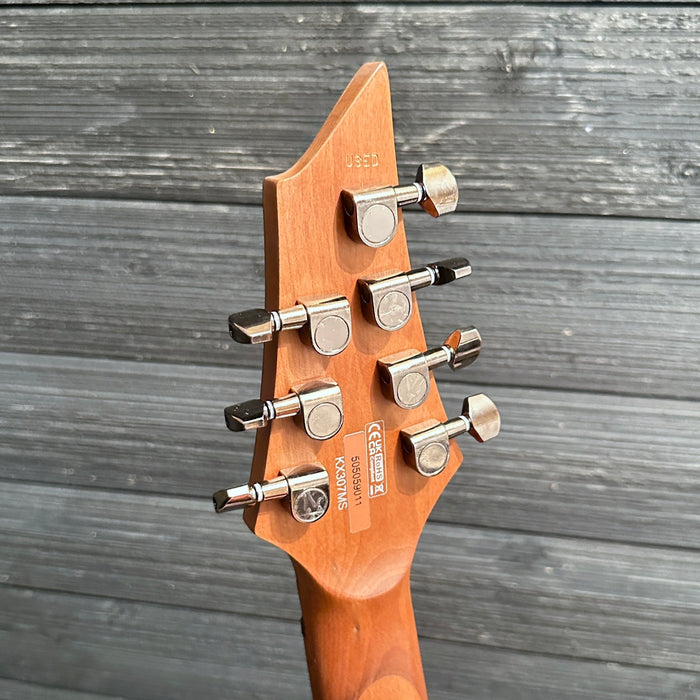 Cort KX307MSOP KX Series Multi-Scale 7 String Electric Guitar - Open Pore Mahogany