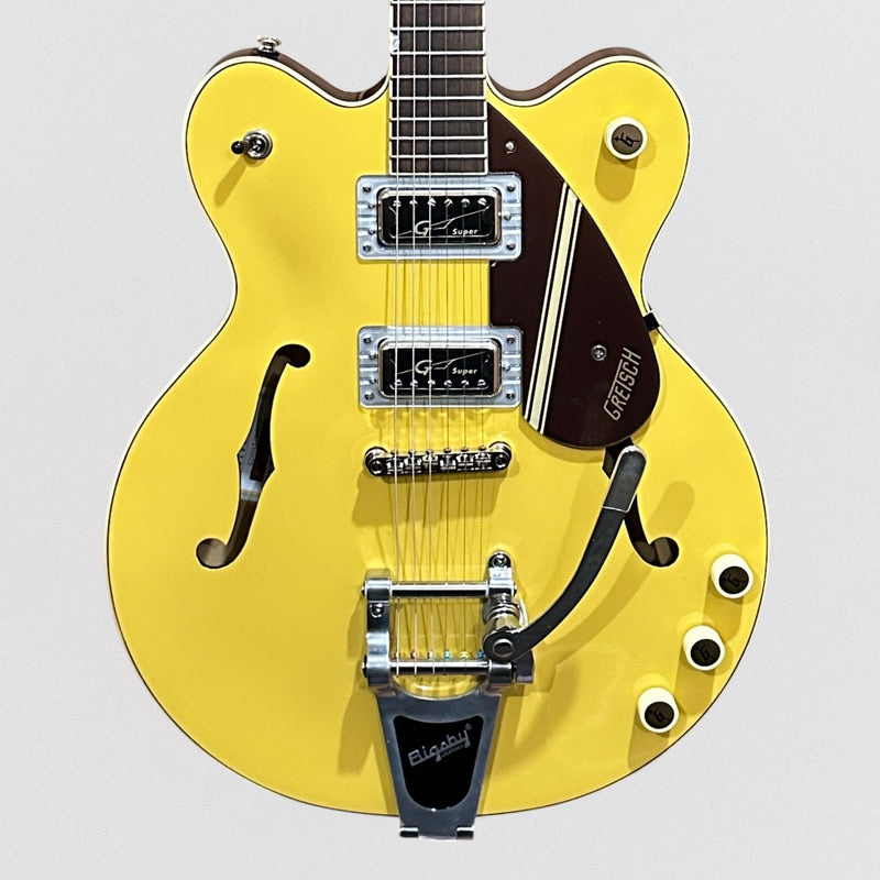 Gretsch G2604T Streamliner Rally 2 Center Block Double-Cut with Bigsby Electric Guitar - Bamboo Yellow and Copper Metallic