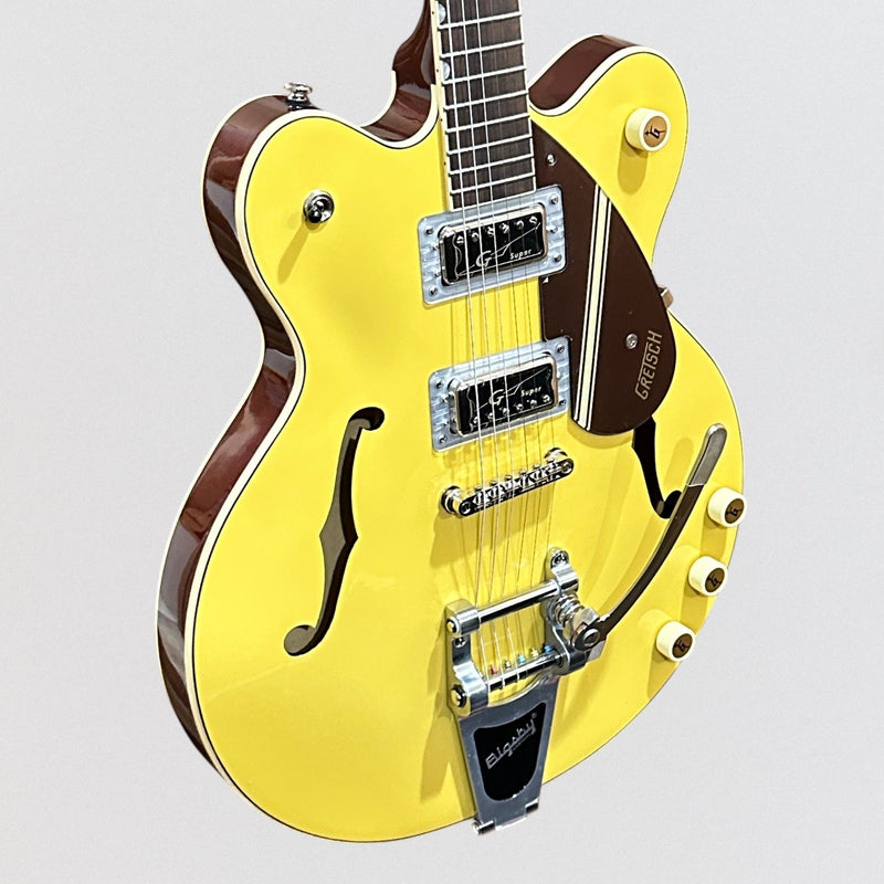 Gretsch G2604T Streamliner Rally 2 Center Block Double-Cut with Bigsby Electric Guitar - Bamboo Yellow and Copper Metallic
