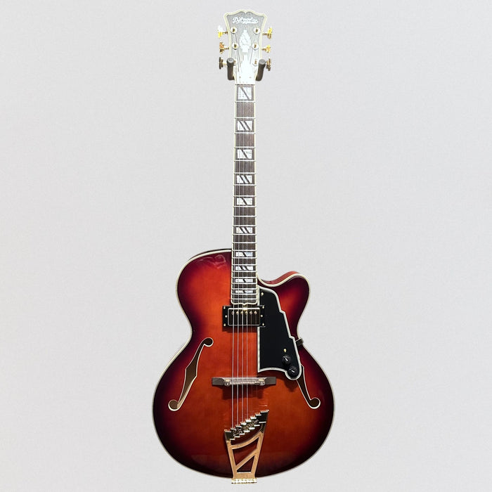 D'Angelico Excel 16 Hollowbody Electric Guitar With Seymour Duncan DA-59 - Amaretto Burst