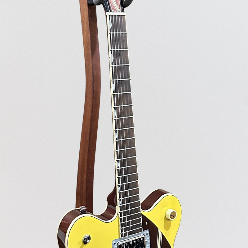 Gretsch G2604T Streamliner Rally 2 Center Block Double-Cut with Bigsby Electric Guitar - Bamboo Yellow and Copper Metallic
