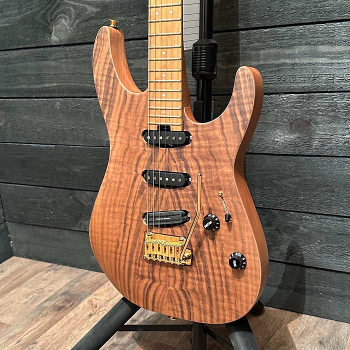 Charvel Pro-Mod DK22 SSS 2PT CM Mahogany Walnut Electric Guitar - Natural