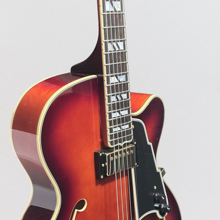 D'Angelico Excel 16 Hollowbody Electric Guitar With Seymour Duncan DA-59 - Amaretto Burst