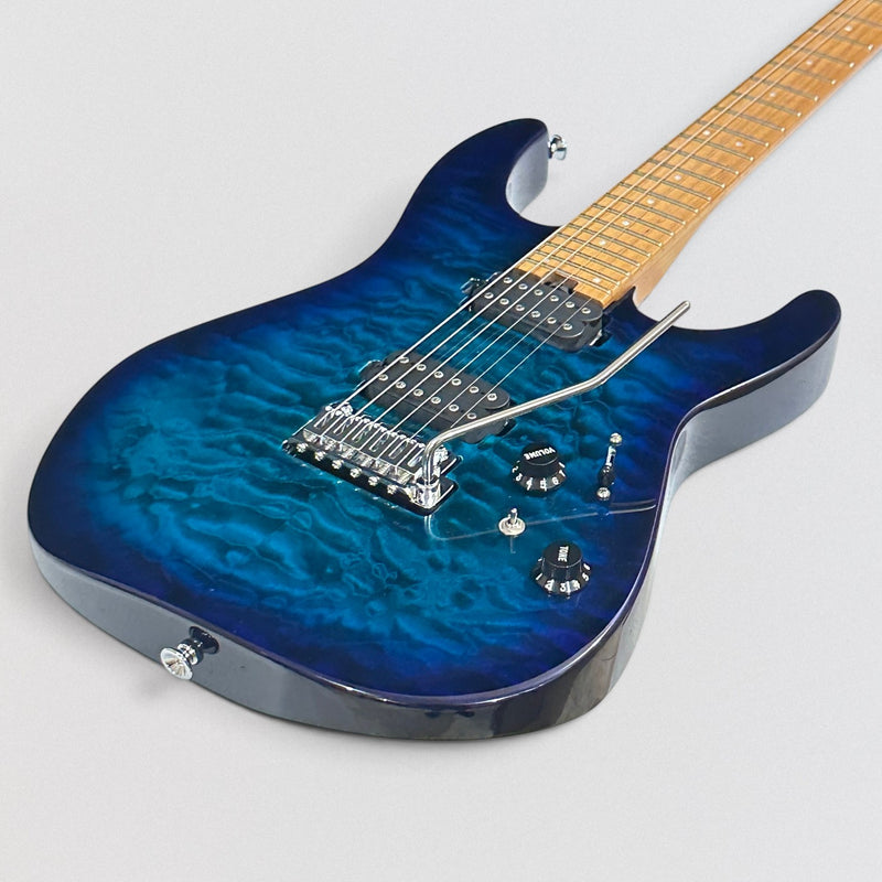 Charvel Pro-Mod Plus Dinky DK24 HH 2PT E QM Electric Guitar 2024 - Chlorine Burst
