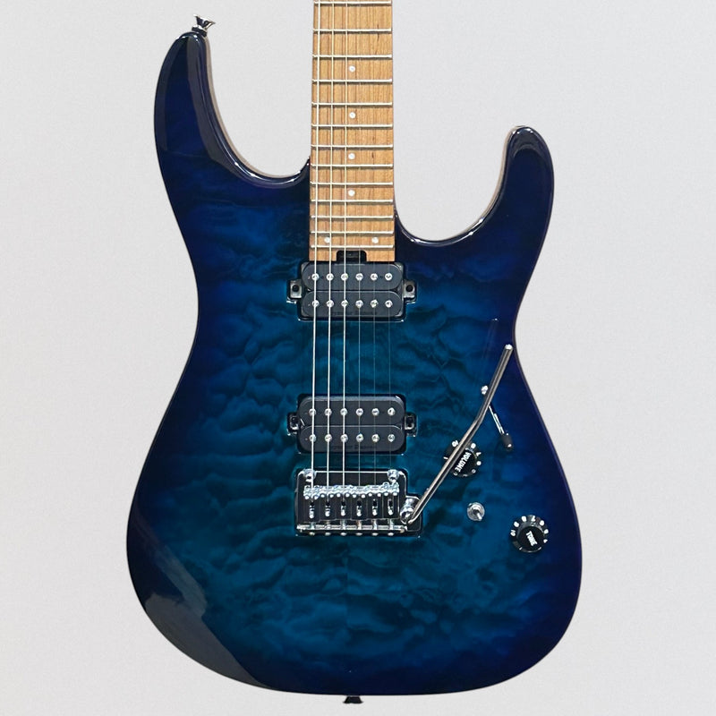 Charvel Pro-Mod Plus Dinky DK24 HH 2PT E QM Electric Guitar 2024 - Chlorine Burst