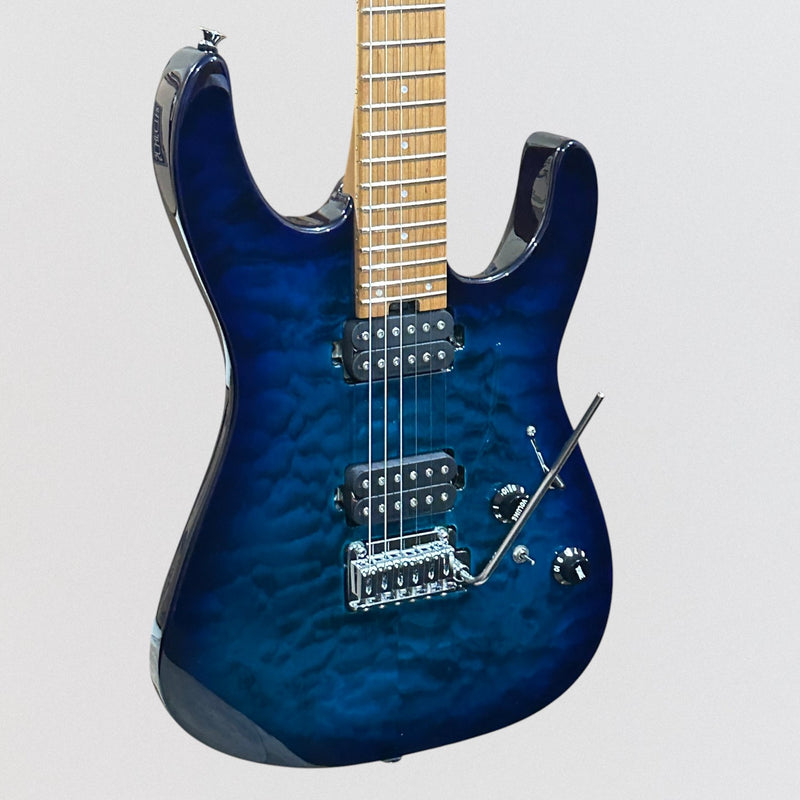 Charvel Pro-Mod Plus Dinky DK24 HH 2PT E QM Electric Guitar 2024 - Chlorine Burst