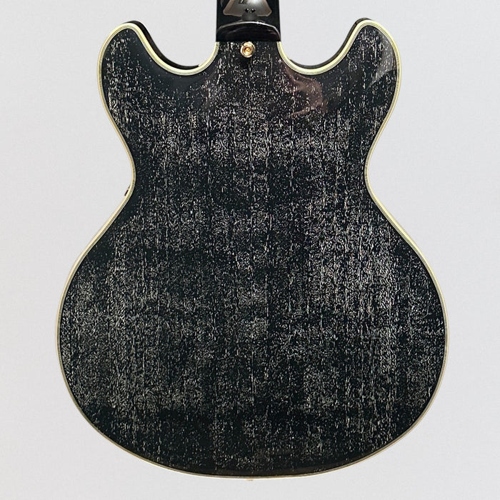 D'Angelico Excel Mini DC Semi Hollow body Electric Guitar - Black Dog