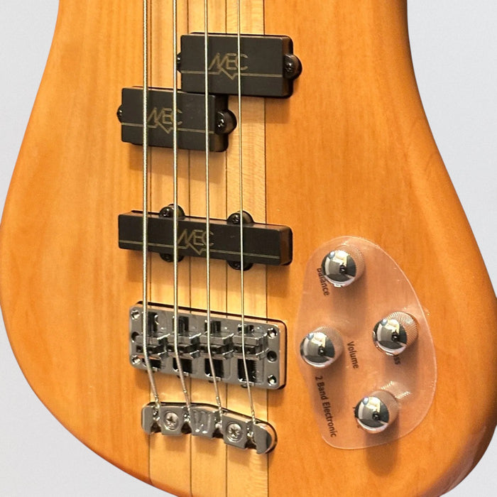 Warwick RockBass Streamer NT 4-string Fretless Electric Bass Guitar - Natural