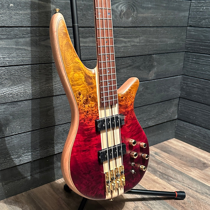 Jackson Pro Spectra IV 4 String Electric Bass Guitar - Firestorm Fade