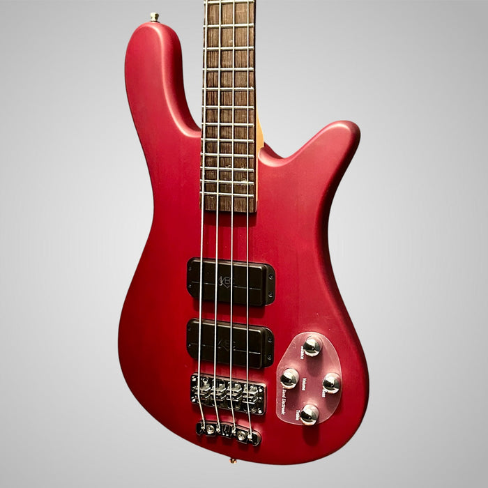 Warwick RockBass Streamer Standard 4-String Electric Bass Guitar - Burgundy Red