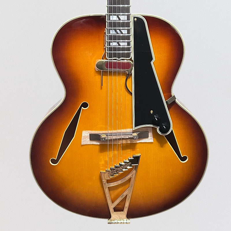 D'Angelico Excel Style B Hollow-body Archtop Electric Guitar - Dark Iced Tea Burst