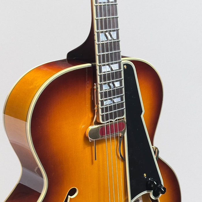 D'Angelico Excel Style B Hollow-body Archtop Electric Guitar - Dark Iced Tea Burst