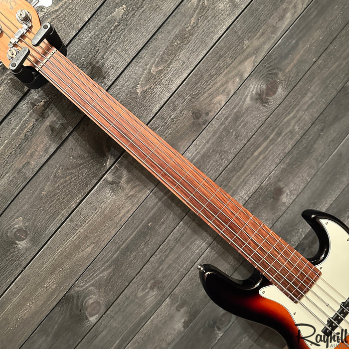 Sadowsky 2023 SMX MetroExpress JJ 5-String Fretless Sunburst Electric Bass Guitar Morado B-stock