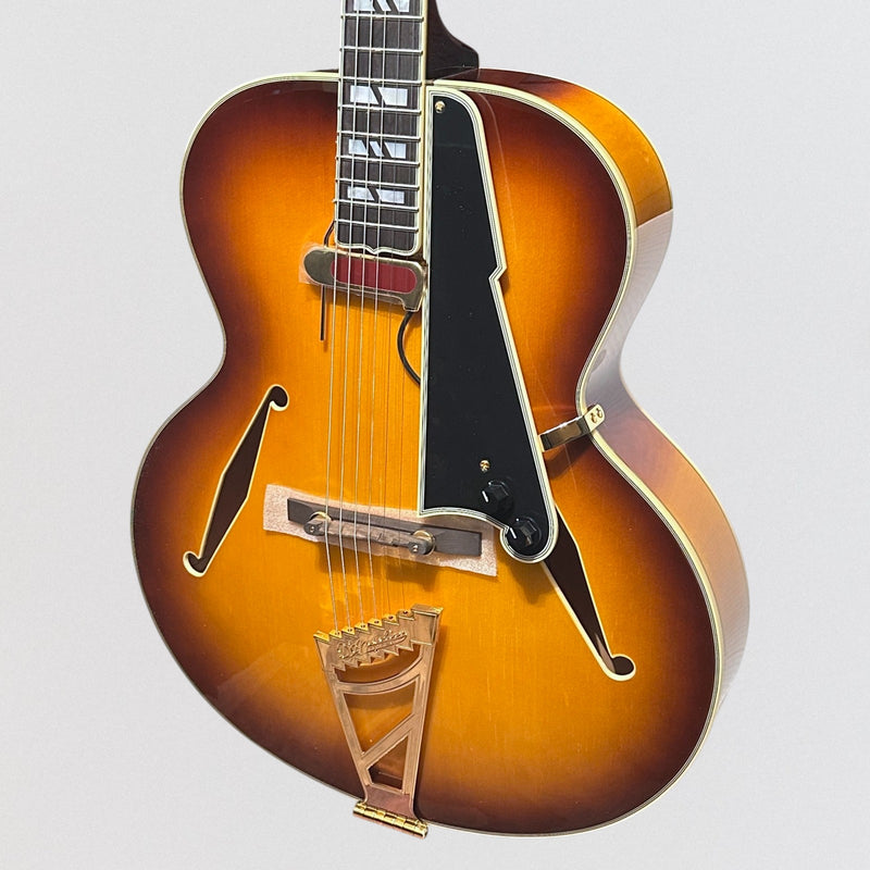 D'Angelico Excel Style B Hollow-body Archtop Electric Guitar - Dark Iced Tea Burst