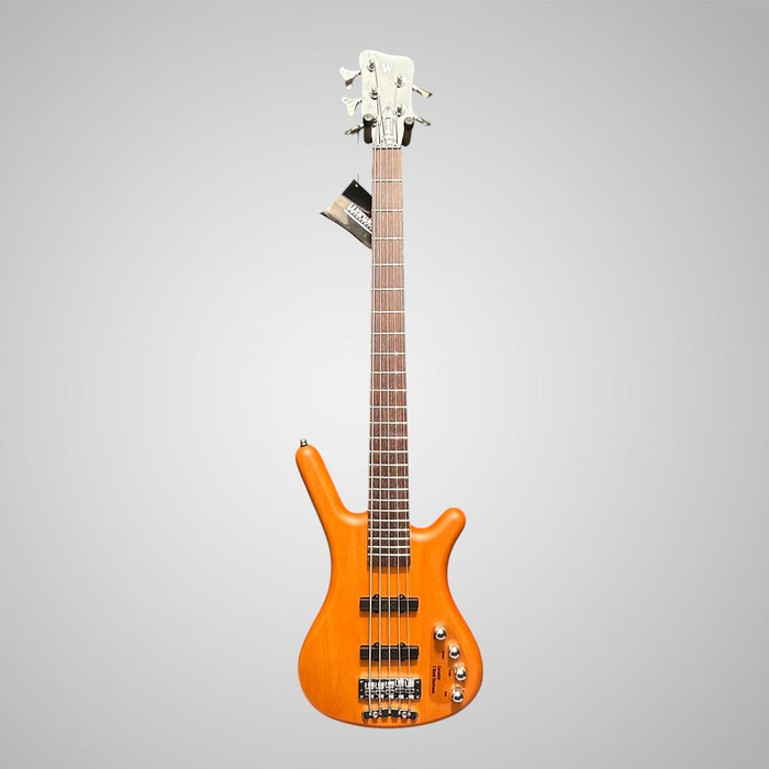 Warwick RockBass Corvette Basic 5 String Black Electric Bass Guitar - Honey Violin