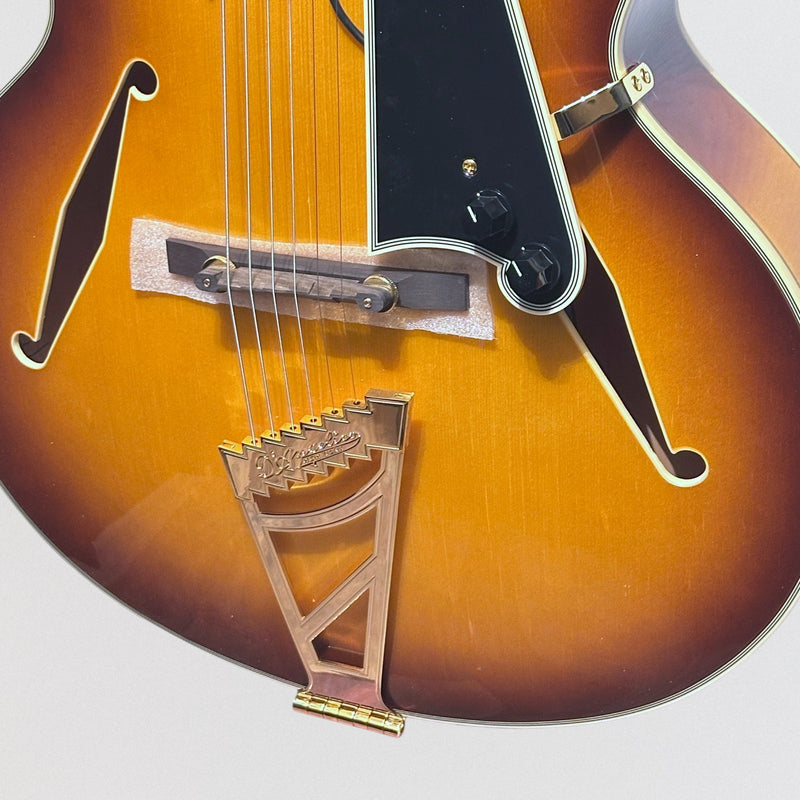D'Angelico Excel Style B Hollow-body Archtop Electric Guitar - Dark Iced Tea Burst