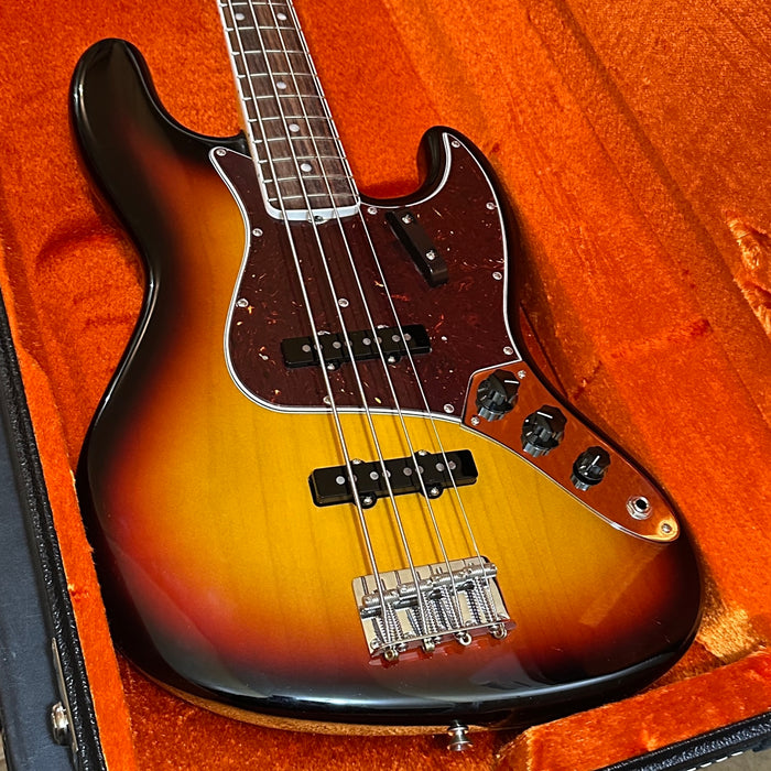 Fender American Vintage II 1966 Jazz Bass USA 4 String Electric Bass Guitar - Sunburst