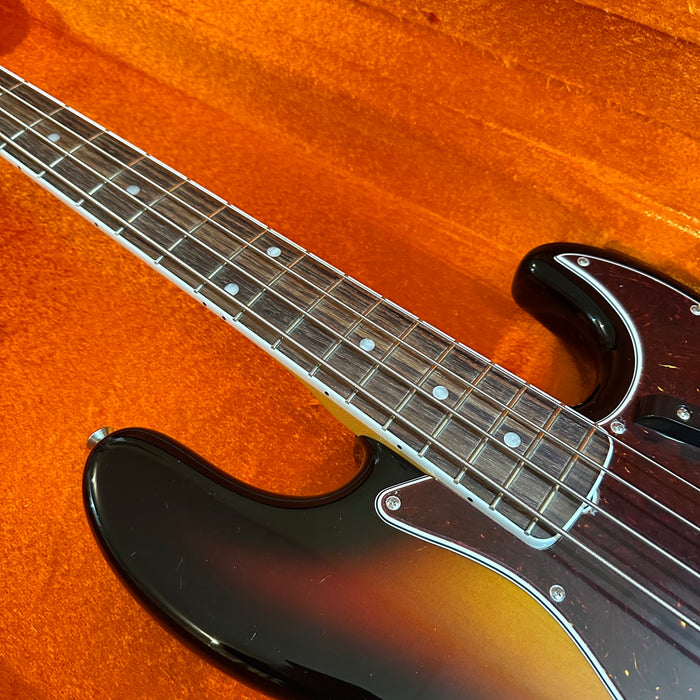 Fender American Vintage II 1966 Jazz Bass USA 4 String Electric Bass Guitar - Sunburst