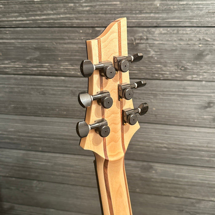 Schecter USA Custom Shop Sunset Extreme Exotic 6 Flamed Koa Electric Guitar - Tabacco Sunburst