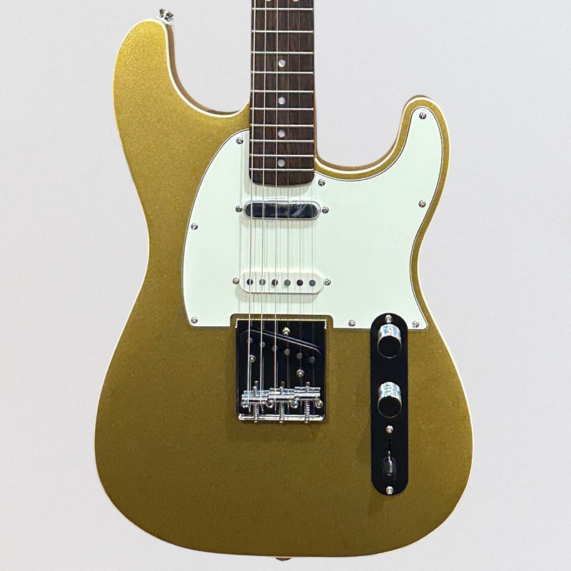 Fender Squier Paranormal Custom Nashville Stratocaster Electric Guitar - Aztec Gold