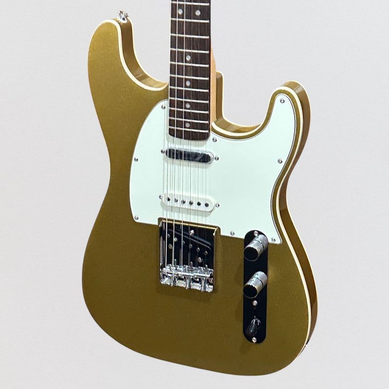 Fender Squier Paranormal Custom Nashville Stratocaster Electric Guitar - Aztec Gold