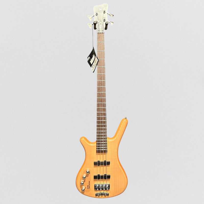 Warwick RockBass Corvette Premium 4-String Left Handed Electric Bass Guitar - Natural