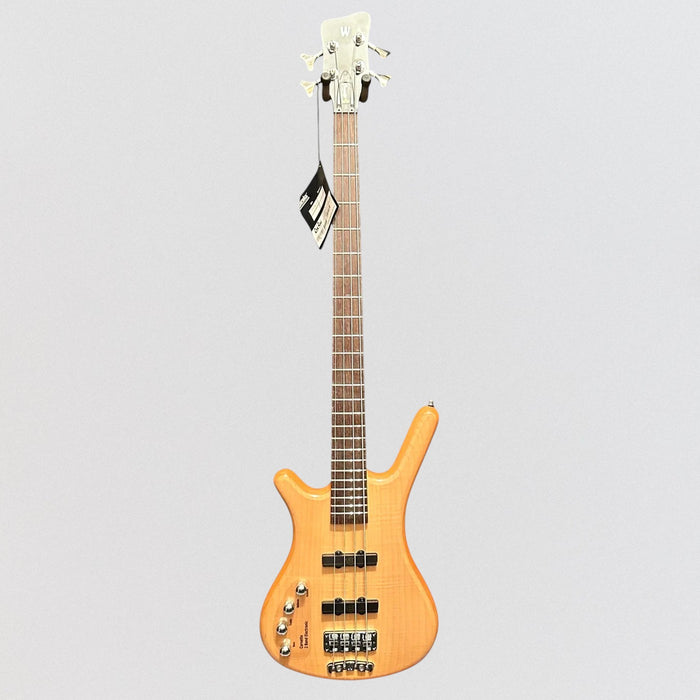 Warwick RockBass Corvette Premium 4-String Left Handed Electric Bass Guitar - Natural