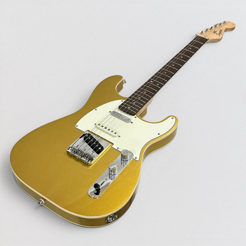 Fender Squier Paranormal Custom Nashville Stratocaster Electric Guitar - Aztec Gold