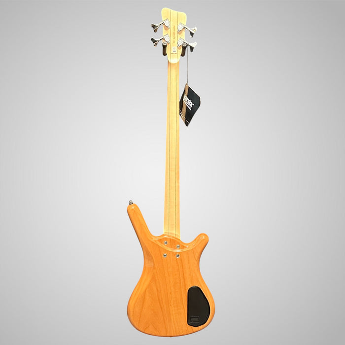 Warwick RockBass Corvette Premium 4-String Left Handed Electric Bass Guitar - Natural