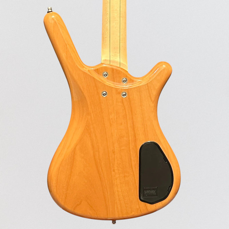 Warwick RockBass Corvette Premium 4-String Left Handed Electric Bass Guitar - Natural