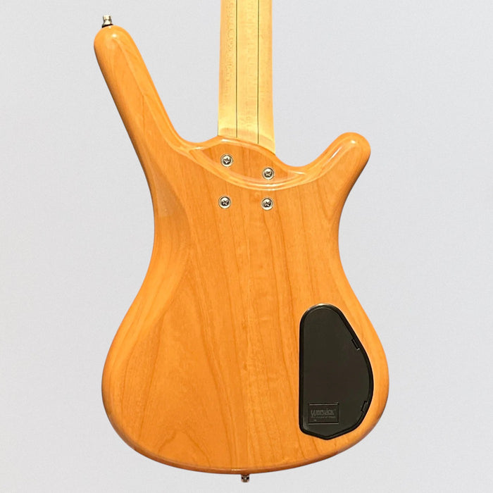 Warwick RockBass Corvette Premium 4-String Left Handed Electric Bass Guitar - Natural