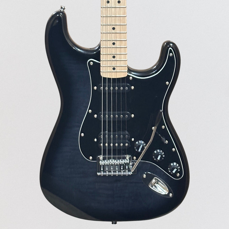 Fender Squier Affinity Series Stratocaster FMT HSS Electric Guitar - Black Burst