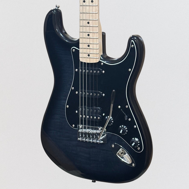 Fender Squier Affinity Series Stratocaster FMT HSS Electric Guitar - Black Burst