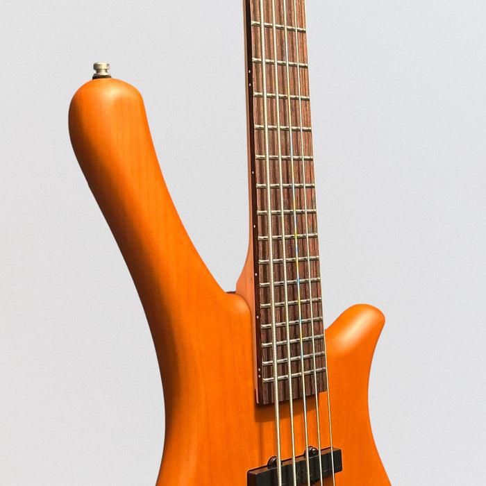 Warwick Rockbass Fortress 5-String Electric Bass Guitar - Honey Violin