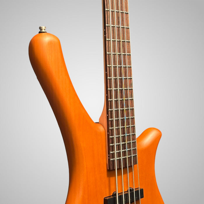 Warwick Rockbass Fortress 5-String Electric Bass Guitar - Honey Violin