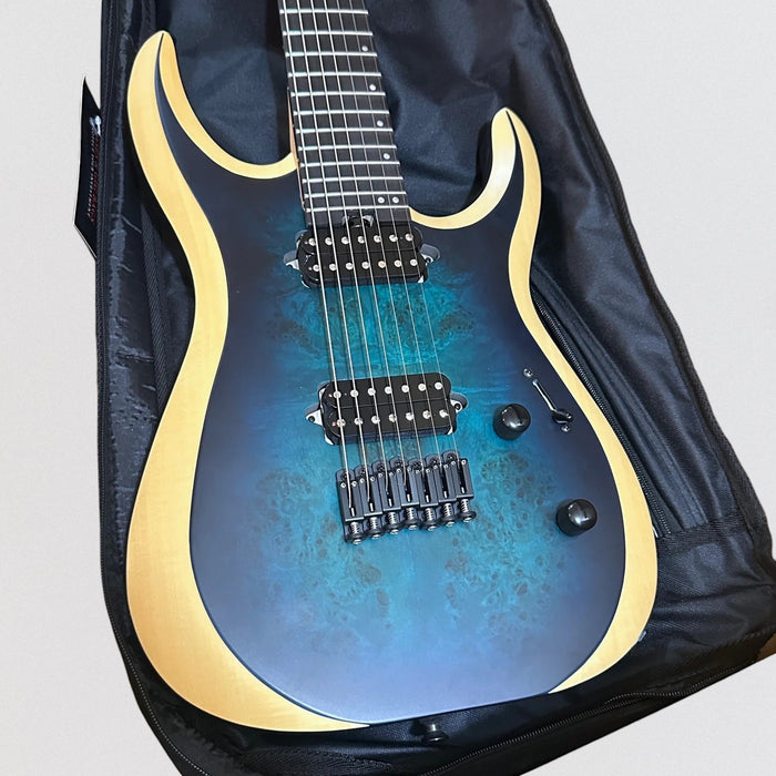 Jackson Pro Plus Series DK Modern MDK7P HT 7 String Electric Guitar - Chlorine Burst