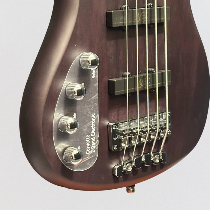 Warwick RockBass Corvette Basic 5 String Left Handed Electric Bass Guitar - Nirvana Black