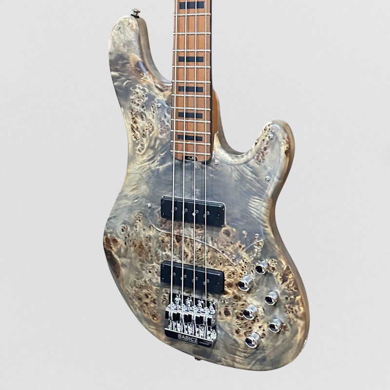 Cort GB-Modern 4 String Electric Bass Guitar - Open Pore Charcoal Gray