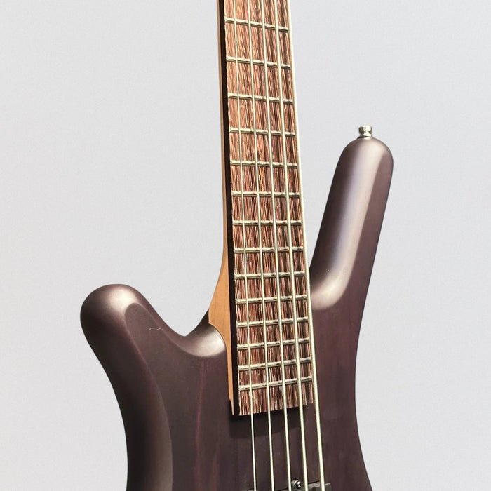 Warwick RockBass Corvette Basic 5 String Left Handed Electric Bass Guitar - Nirvana Black