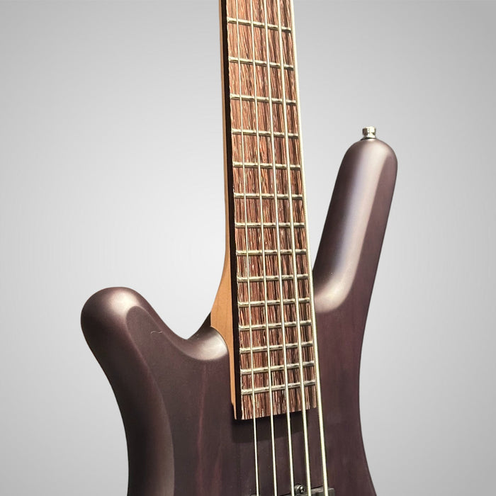 Warwick RockBass Corvette Basic 5 String Left Handed Electric Bass Guitar - Nirvana Black