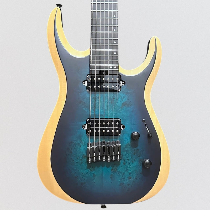 Jackson Pro Plus Series DK Modern MDK7P HT 7 String Electric Guitar - Chlorine Burst