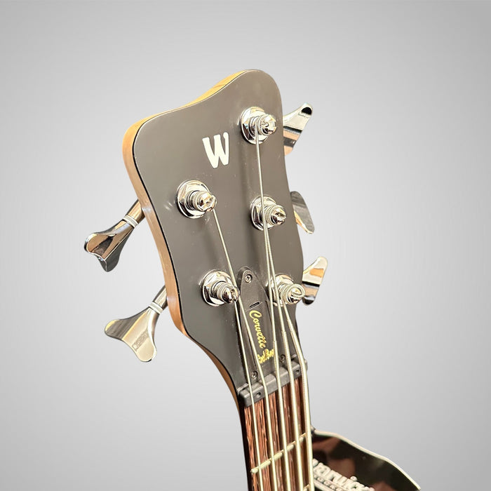 Warwick RockBass Corvette Basic 5 String Left Handed Electric Bass Guitar - Nirvana Black