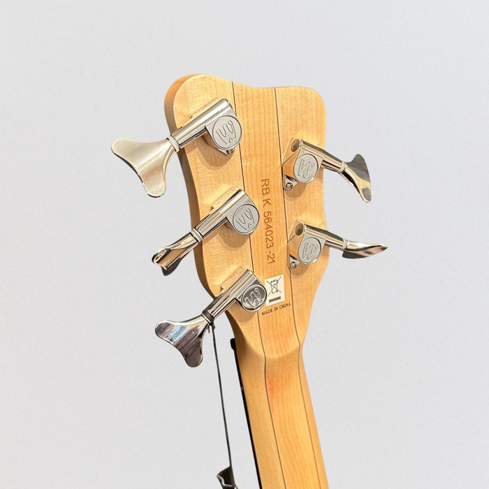 Warwick RockBass Corvette Basic 5 String Left Handed Electric Bass Guitar - Nirvana Black