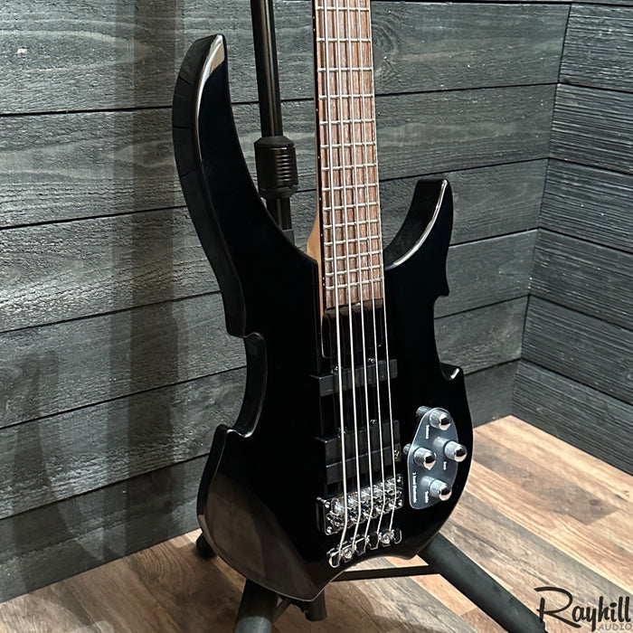 Warwick Rockbass Vampyre 5 String Black Electric Bass Guitar w/ Gig Bag