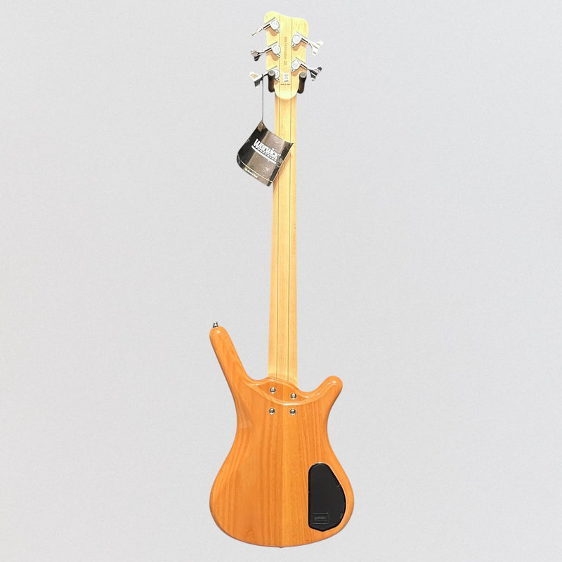 Warwick RockBass Corvette Premium 5 String Left Handed Electric Bass Guitar - Natural