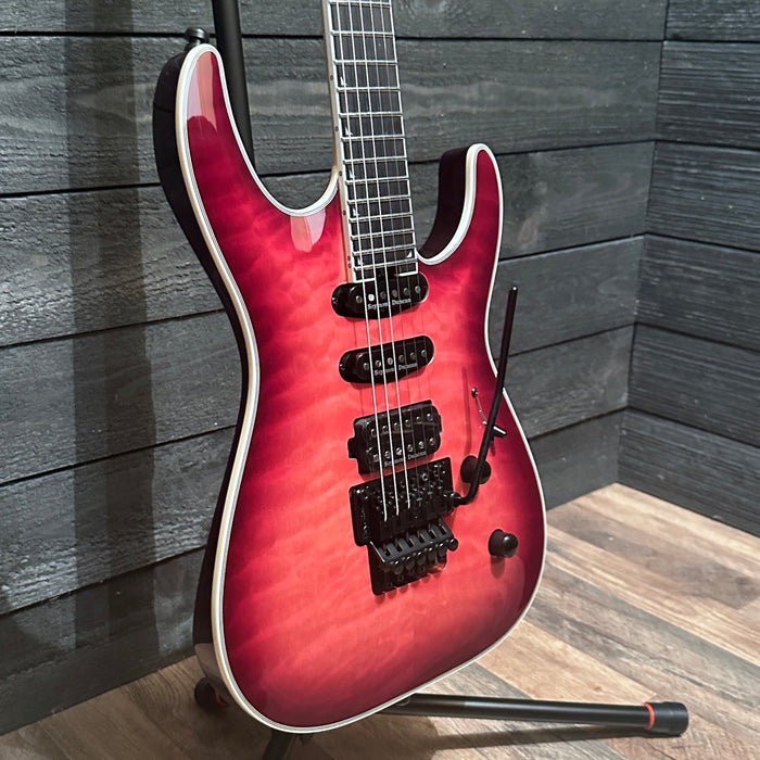 Jackson Pro Plus Series Soloist SLA3Q Electric Guitar - Fuschia Burst