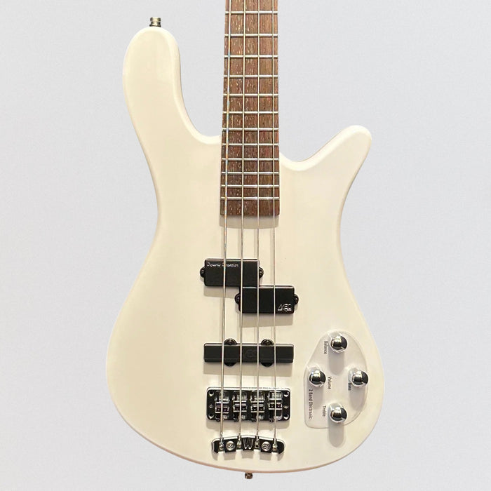 Warwick RockBass Streamer LX 4 String Electric Bass Guitar - White